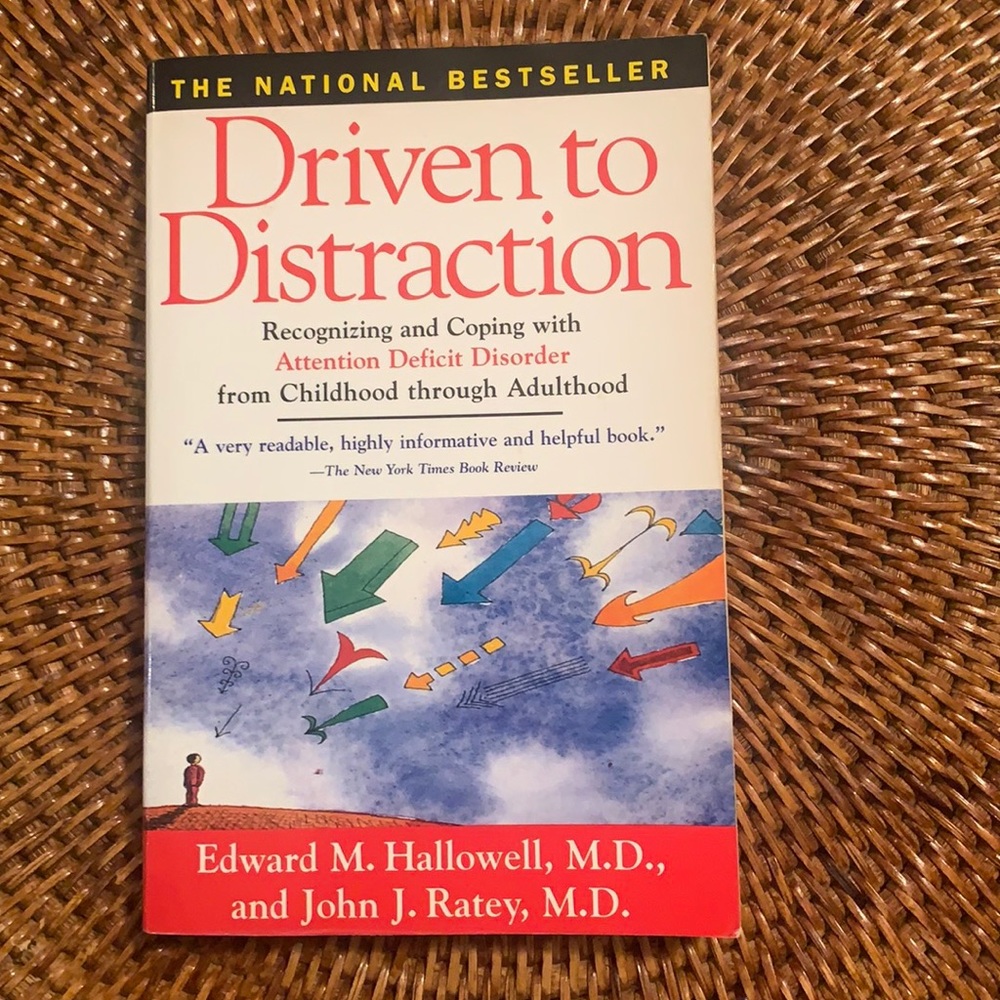 3 for $15💥  Book Driven to Distraction Attention Deficit Disorder 298 pages